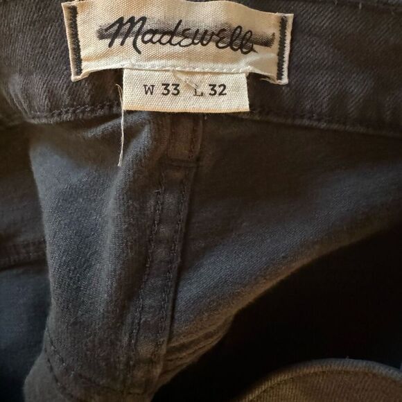 $128 Madewell NWT Garment-Dyed Athletic Slim Jeans size 33x32 m1 - Picture 5 of 5
